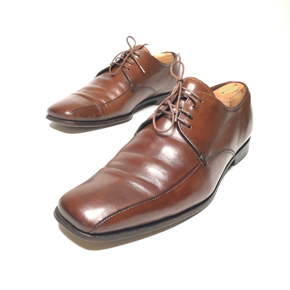 Prada Oxford Derby Lace Up Leather Dress Shoes main image 6